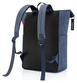 Reisenthel Rolltop Backpack Herringbone Dark Blue batoh