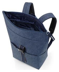 Reisenthel Rolltop Backpack Herringbone Dark Blue batoh