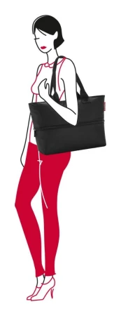 Reisenthel Shopper e1 černá dámská kabelka