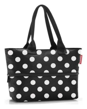Reisenthel Shopper E1 Dots White dámská kabelka