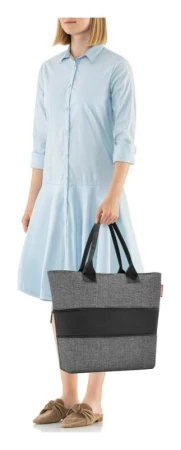 Reisenthel Shopper e1 Twist Silver dámská kabelka