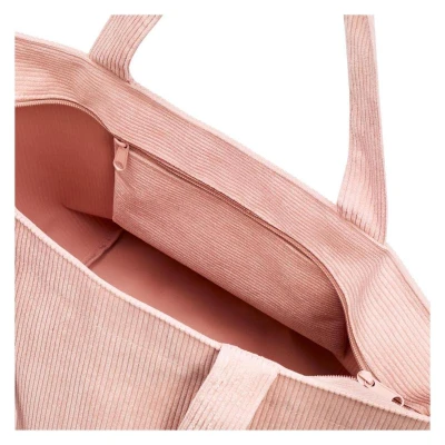 Reisenthel Shopper M Cord růžová taška přes rameno