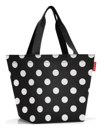 Reisenthel Shopper M Dots White taška přes rameno