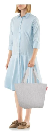 Reisenthel Shopper M Twist Sky Rose taška přes rameno