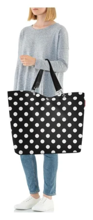 Reisenthel Shopper XL Dots White dámská kabelka