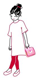 Reisenthel Toiletbag Kids S Abc friends pink organizér