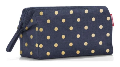 Reisenthel Travelcosmetic Metallic Dots Blue kosmetická taška