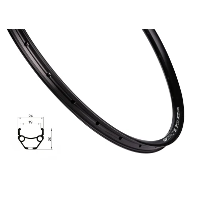 Remerx Ráfek L719 622x19, 36děr, černý Remerx Ráfek L719 622x19, 36děr, černý