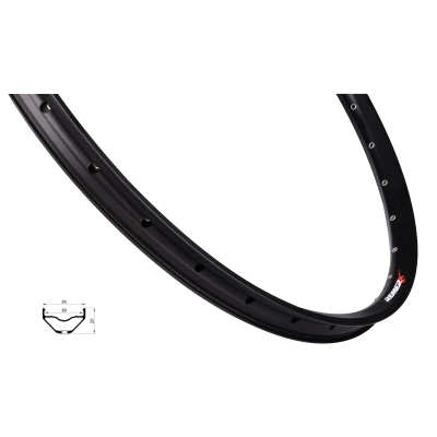 REMERX Ráfek RX 2030 DISC 622x30, 32děr, černý REMERX Ráfek RX 2030 DISC 622x30, 32děr, černý