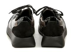 Remonte D2V02-04 černo bronzové dámské nadměrné polobotky