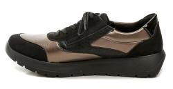 Remonte D2V02-04 černo bronzové dámské nadměrné polobotky