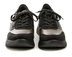 Remonte D2V02-04 černo bronzové dámské nadměrné polobotky