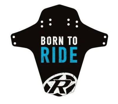Reverse Blatník přední MudGuard Born to ride černo-světle modrý