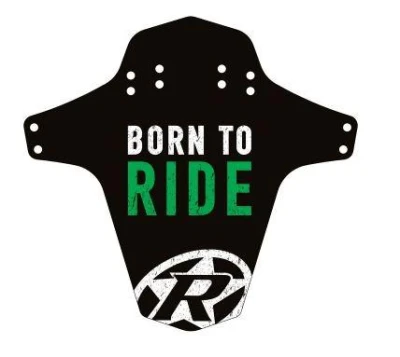 Reverse Blatník přední MudGuard Born to ride černo-neonově zelený