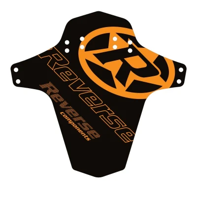 Reverse Blatník přední MudGuard Logo černý / Fox Orange