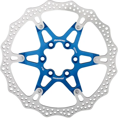 Reverse Brzdový kotouč 160 mm, 6 děr, Alloy/Steel, modrý