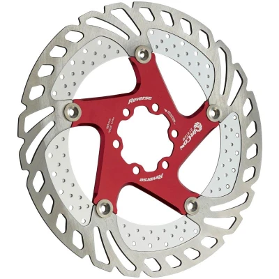 Reverse Brzdový kotouč 180 mm, 6 děr, AirCon, červený