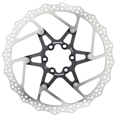 Reverse Brzdový kotouč 180 mm, 6 děr, hliník/ocel, černý