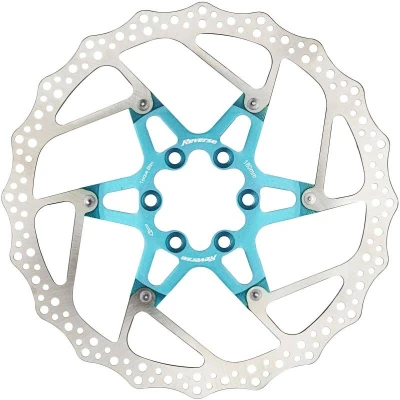 Reverse Brzdový kotouč 180 mm, 6 děr, Alloy/Steel světle modrý