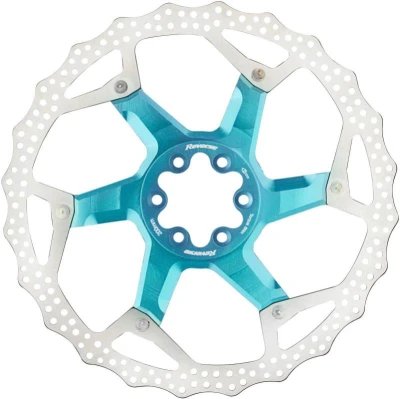 Reverse Brzdový kotouč 200 mm, 6 děr, Alloy/Steel, světle modrý