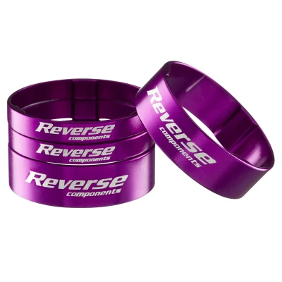 Reverse Podložka distanční Alloy Ultra-Lite set 1 1/8" fialová