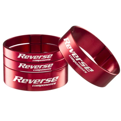 Reverse Podložka distanční Alloy Ultra-Lite set 1 1/8" červená