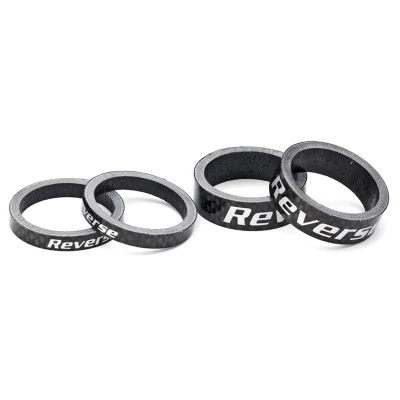 Reverse Podložka distanční Carbon set černá 1 1/8"