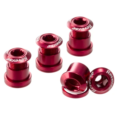 Reverse Šrouby do převodníku Alloy 7 mm červené, 4 ks
