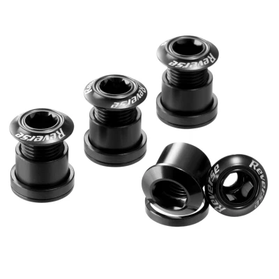 Reverse Šrouby do převodníku Alloy 7 mm černé, 4 ks