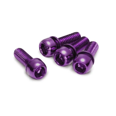 Reverse Šrouby uchycení brzdy M6 x 18 mm fialové, 4 ks