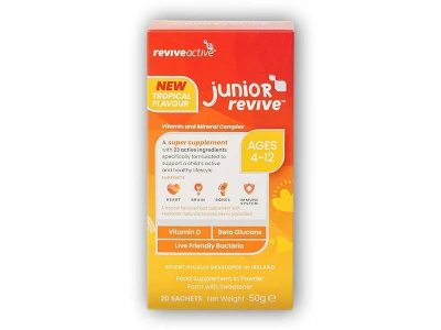 Reviveactive Junior Revive 20 sáčků tropic (Imunita, odolnost, růst - děti)