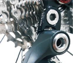 RIDEA Adaptér L22 pro koncovku rámu, černý