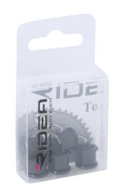 RIDEA Skrutky R8 pre montáž prevodníkov, Al, čierne