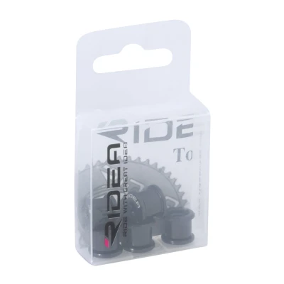 RIDEA Šrouby R8 pro montáž převodníků, Al, černé