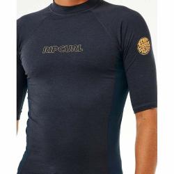 RIP CURL Pánské lycrové triko DAWN PATROL, krátký rukáv