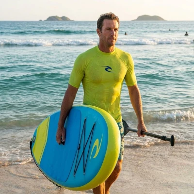 RIP CURL Pánské lycrové triko WAVES, krátký rukáv