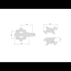 RITCHEY Pedály Comp Xc Červená (VÝPRODEJ)