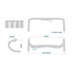 Ritchey Comp Streem Internal Routing Bb Black 38, řidítka