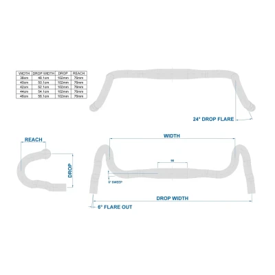 RITCHEY Řidítka RL1 VENTUREMAX 42