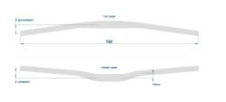 RITCHEY Riadidlá SUPERLOGIC 20mm Rise 760mm