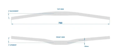 RITCHEY Řidítka SUPERLOGIC 20mm Rise 760mm