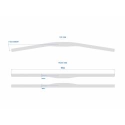 Ritchey Comp Superlogic Flat +/-5 Ud Matte 710mm 9d, řidítka