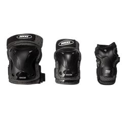 Roces Junior Ventilated 3-Pack Black dětské chrániče