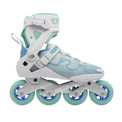 Roces R-EVO 84 Woman White/lake/Azure dámské kolečkové brusle + sleva 300,- na příslušenství