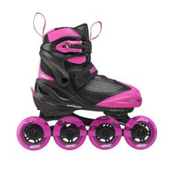 Roces Moody X Boy Tif Black Pink dětské kolečkové brusle