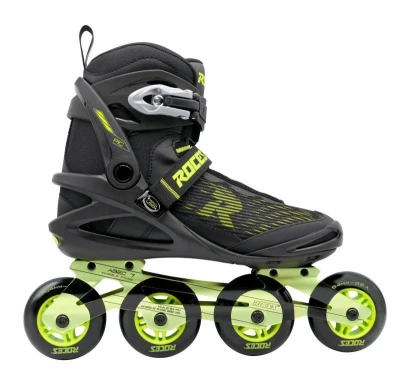 Roces PIC X Black/Lime pánské kolečkové brusle POUZE UK 11.0, EU 46, 30,2 cm (VÝPRODEJ)