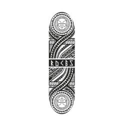 Roces Skateboard Tribal Black Concave Roces Skateboard Tribal Black Concave