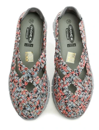 Rock Spring CARIOCA X Black Salmon dámská gumičková obuv