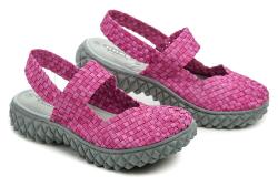 Rock Spring OVER SANDAL FUCHSIA dámska gumičková obuv