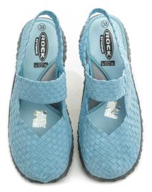 Rock Spring OVER SANDAL LT BLUE dámská gumičková obuv
